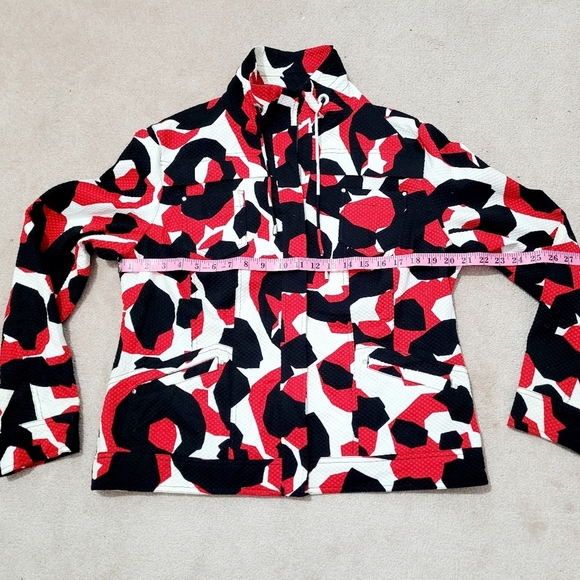 Womans Chicos size 2 MEDIUM beautiful jacket fully lined cotton blend sh… - Picture 7 of 13